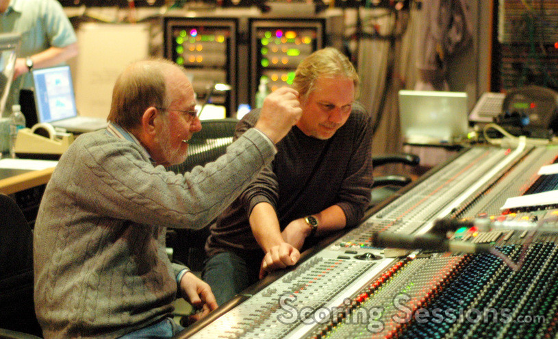 Scoring mixer Armin Steiner and composer Mark Mancina