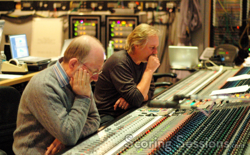 Scoring mixer Armin Steiner and composer Mark Mancina