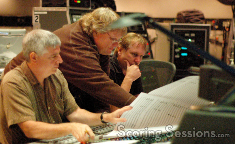 Orchestrator Dave Metzger, scoring mixer Steve Kempster and composer Mark Mancina