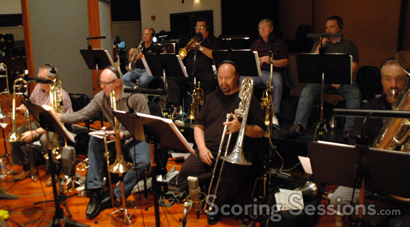 Trumpets: Dave Washburn, Rick Baptist, Warren Leunig & Rob Schaer. Low Brass: Andy Malloy, Alex Iles, Phil Teele and Doug Tornquist.