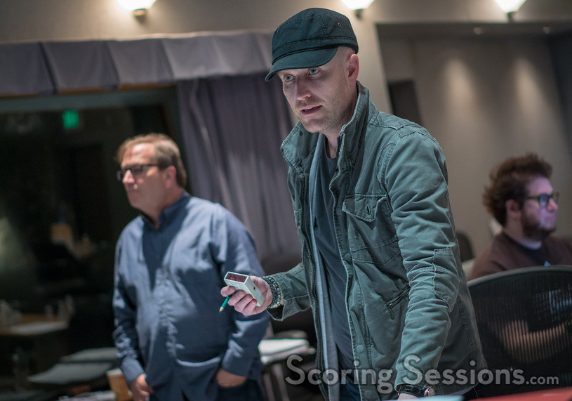 Orchestra contractor Peter Rotter, composer Andrew Lockington, and technical scoring assistant Neil Parfitt