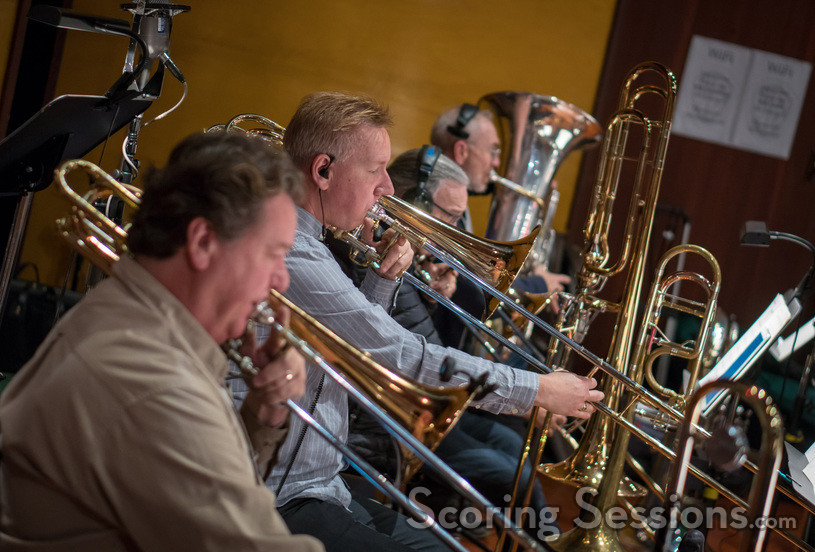 The low brass section
