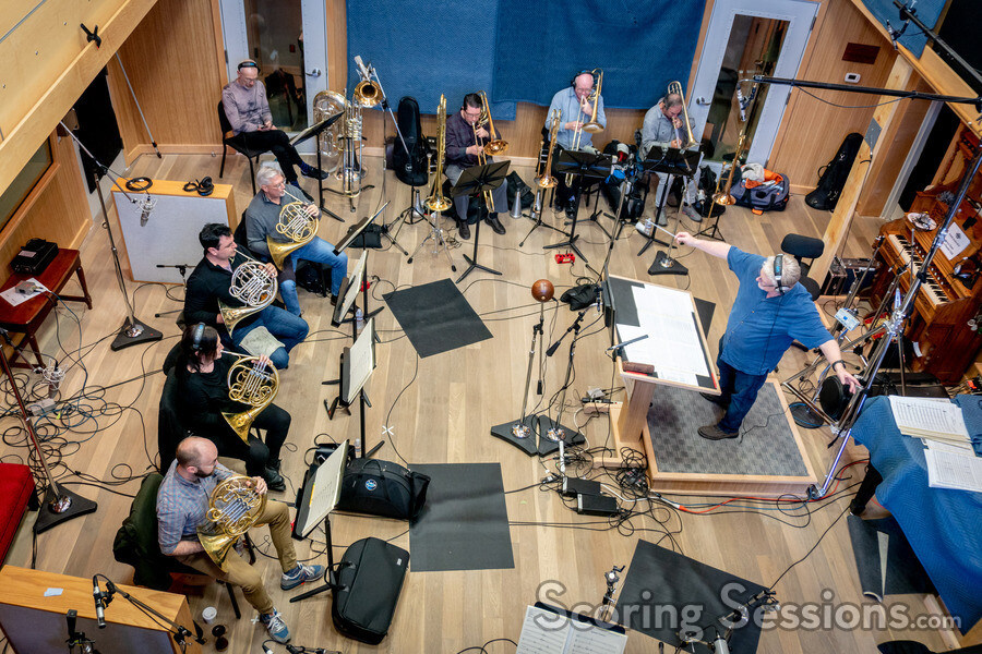 The brass section
