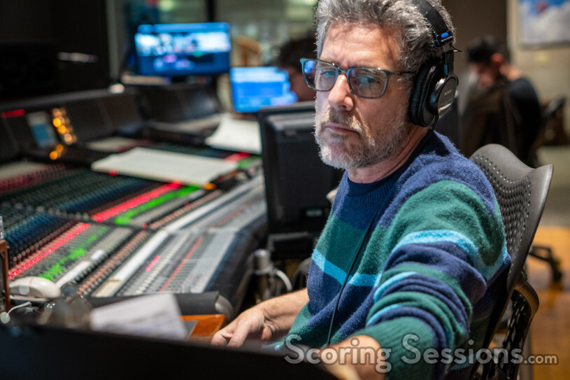 Stage recordist Tom Hardisty