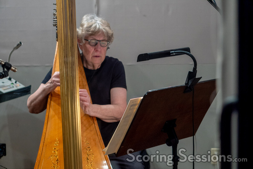 JoAnn Turovsky on harp
