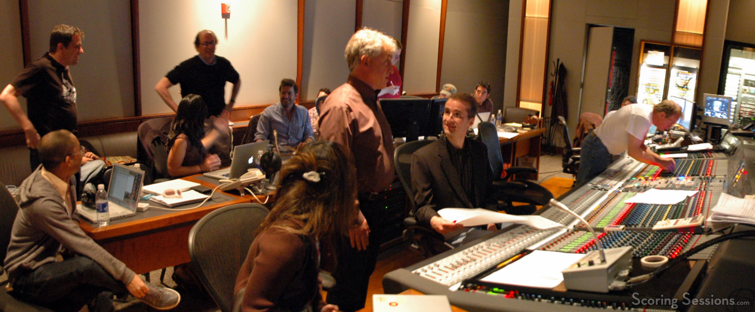 The booth at Warner Brothers