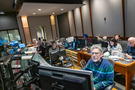 Inside the control room at the Eastwood Scoring Stage during the Moana scoring sessions