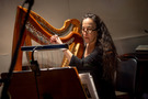 Harpist Marcia Dickstein